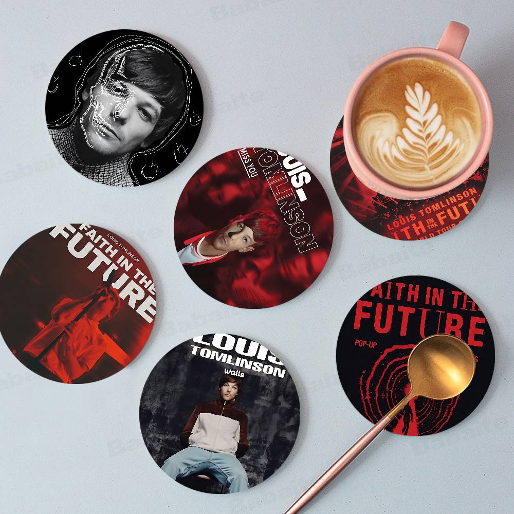 T And Tea Coffee - L-Louis Hot Singer T-Tomlinsons Wood Coaster