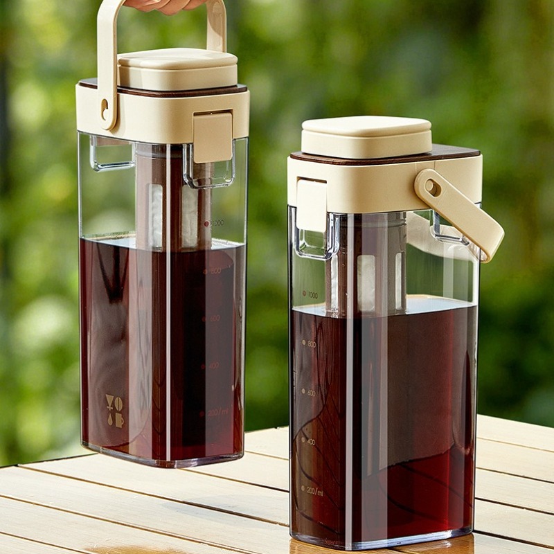 Coffee Tea Box - JUSTINLAU Large Capacity Household Cold Brewed