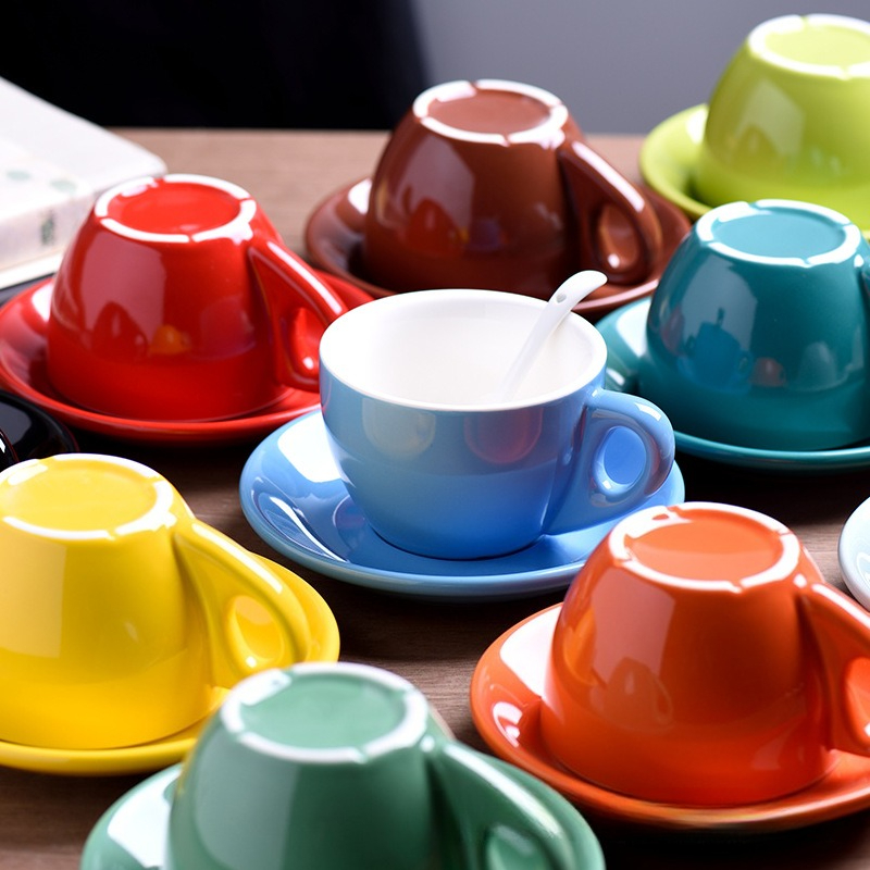 Coffee Tea Latte - 250ml Thickened Cup Large Capacity Creative