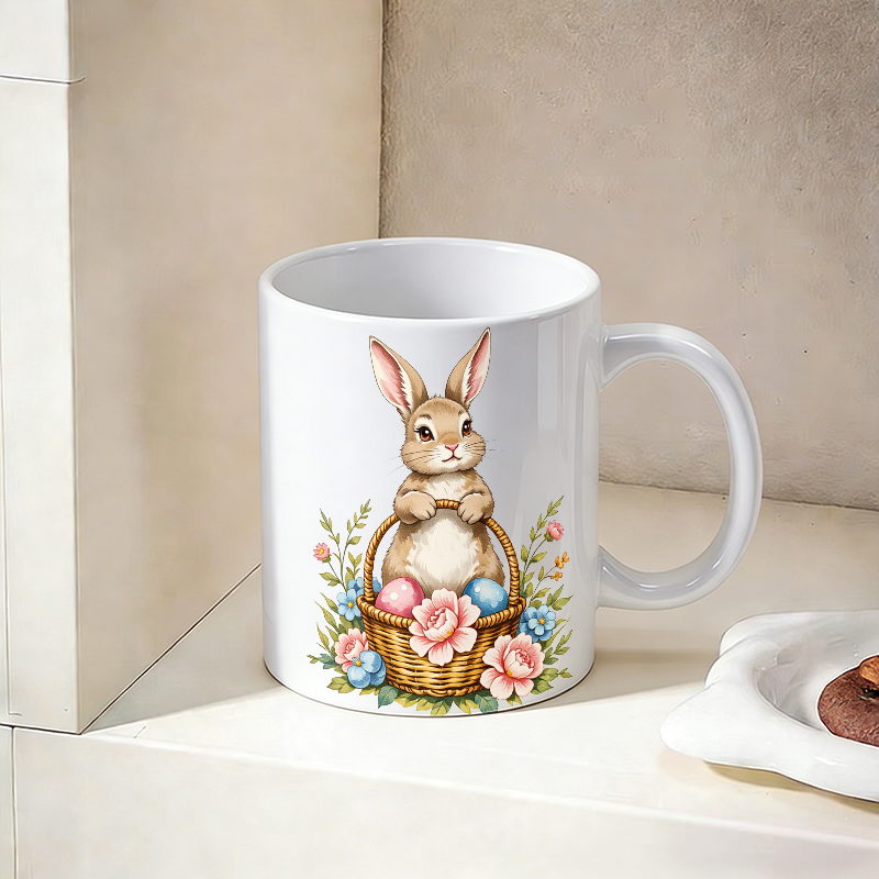 1PCS Easter Bunny Egg Basket C - Coffee Tea Gift Basket ulasan dan harga