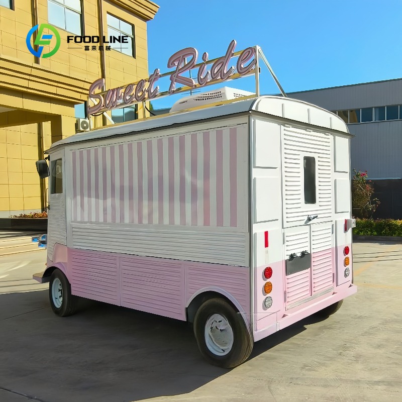 Customized Pink Drivable Food  - Coffee Tea Van ulasan dan harga