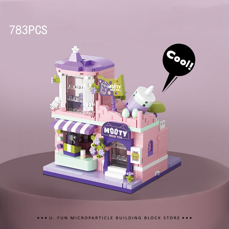 Funny City Street View Buildin - Coffee Tea Games ulasan dan harga