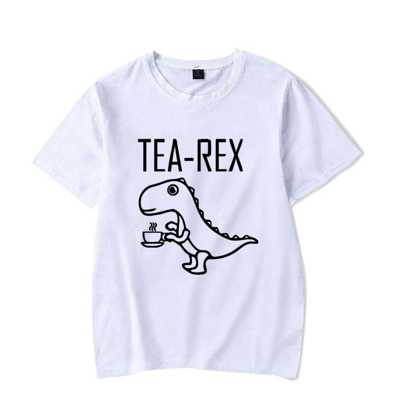 Men Women T-Shirts Tea Rex Fun - T And Tea Coffee ulasan dan harga