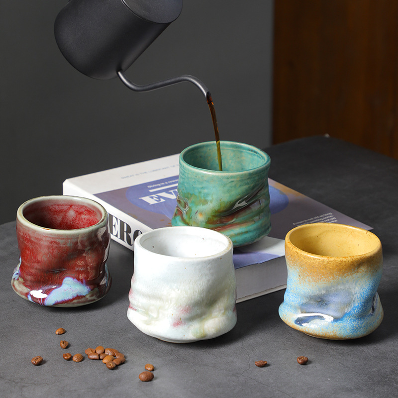 Stoneware Espresso Cups Vintag - Coffee Tea Latte ulasan dan harga