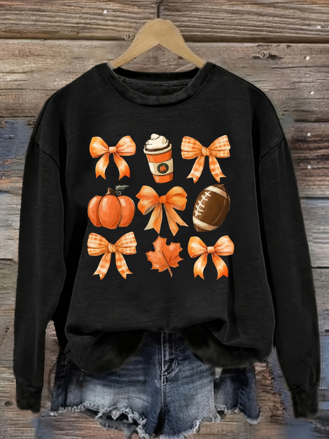 Women's Casual Long Sleeve Cre - Coffee & Tea Restaurant ulasan dan harga