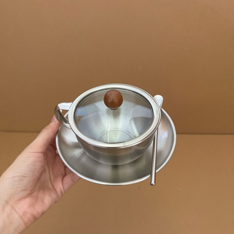 Retro Stainless Steel Coffee C - Coffee Tea And Sugar Canister Set ulasan dan harga