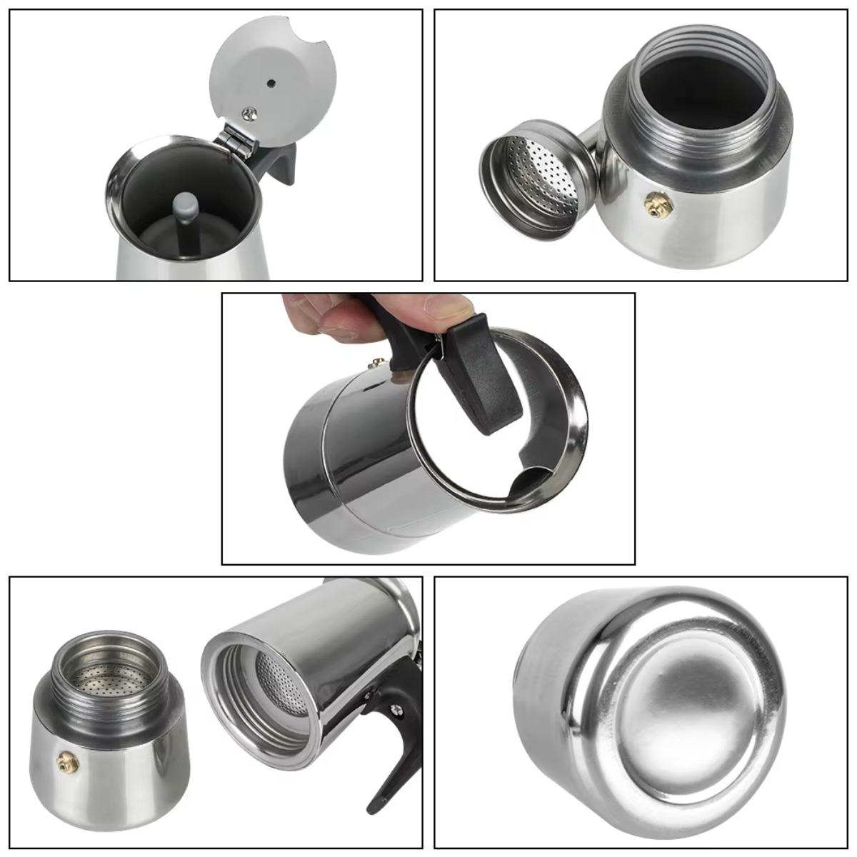 Portable Mocha Coffee Pot Stai - Coffee Tea Latte ulasan dan harga