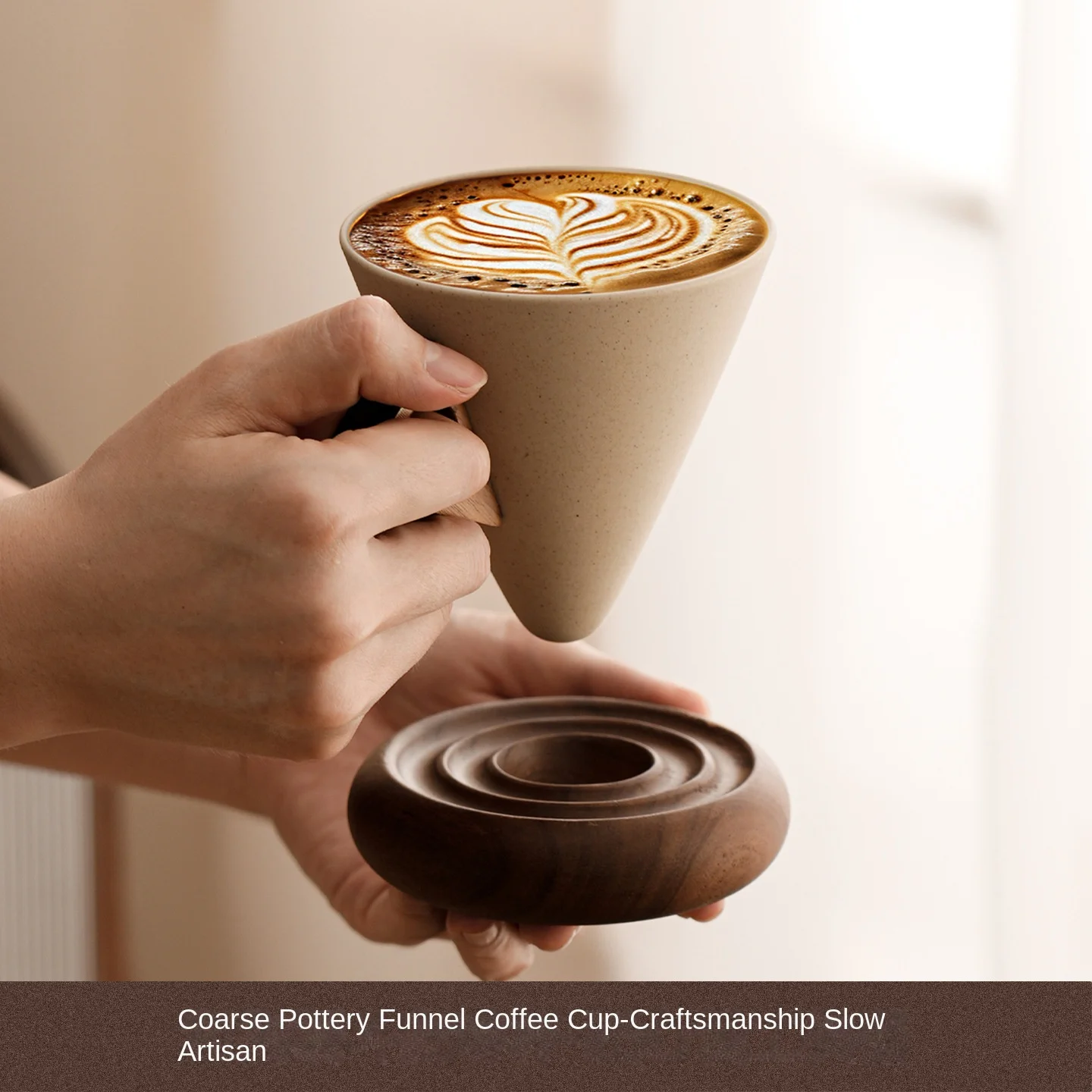 Triangular Cone Shape Vintage  - Coffee Tea Latte ulasan dan harga