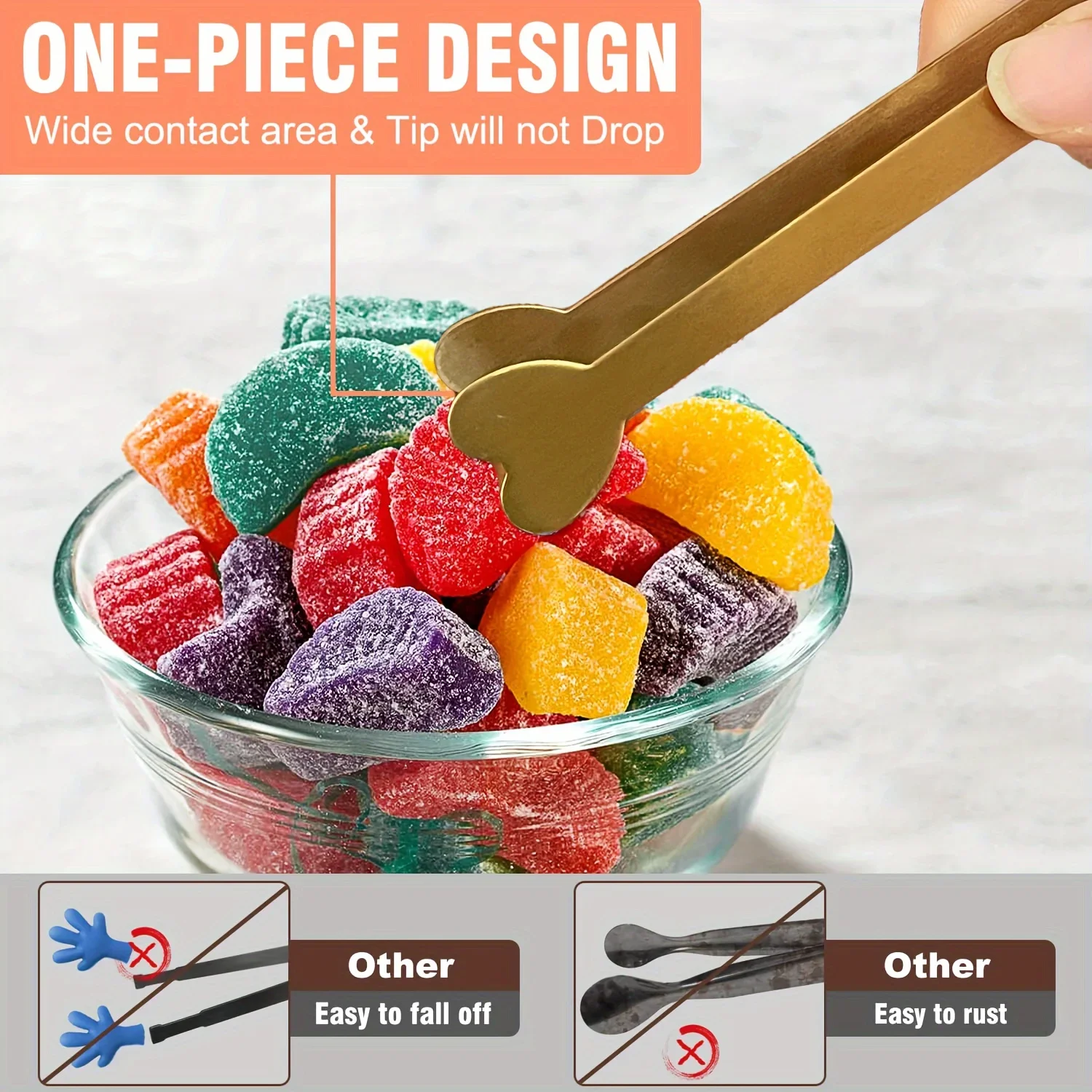 Stainless Steel Heart-Shaped M - Coffee Tea Sugar Set ulasan dan harga