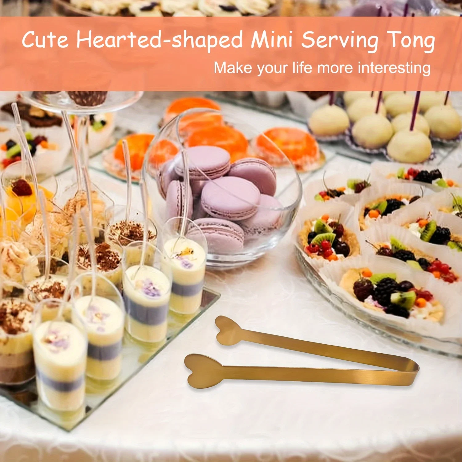 Stainless Steel Heart-Shaped M - Coffee Tea Sugar Set ulasan dan harga