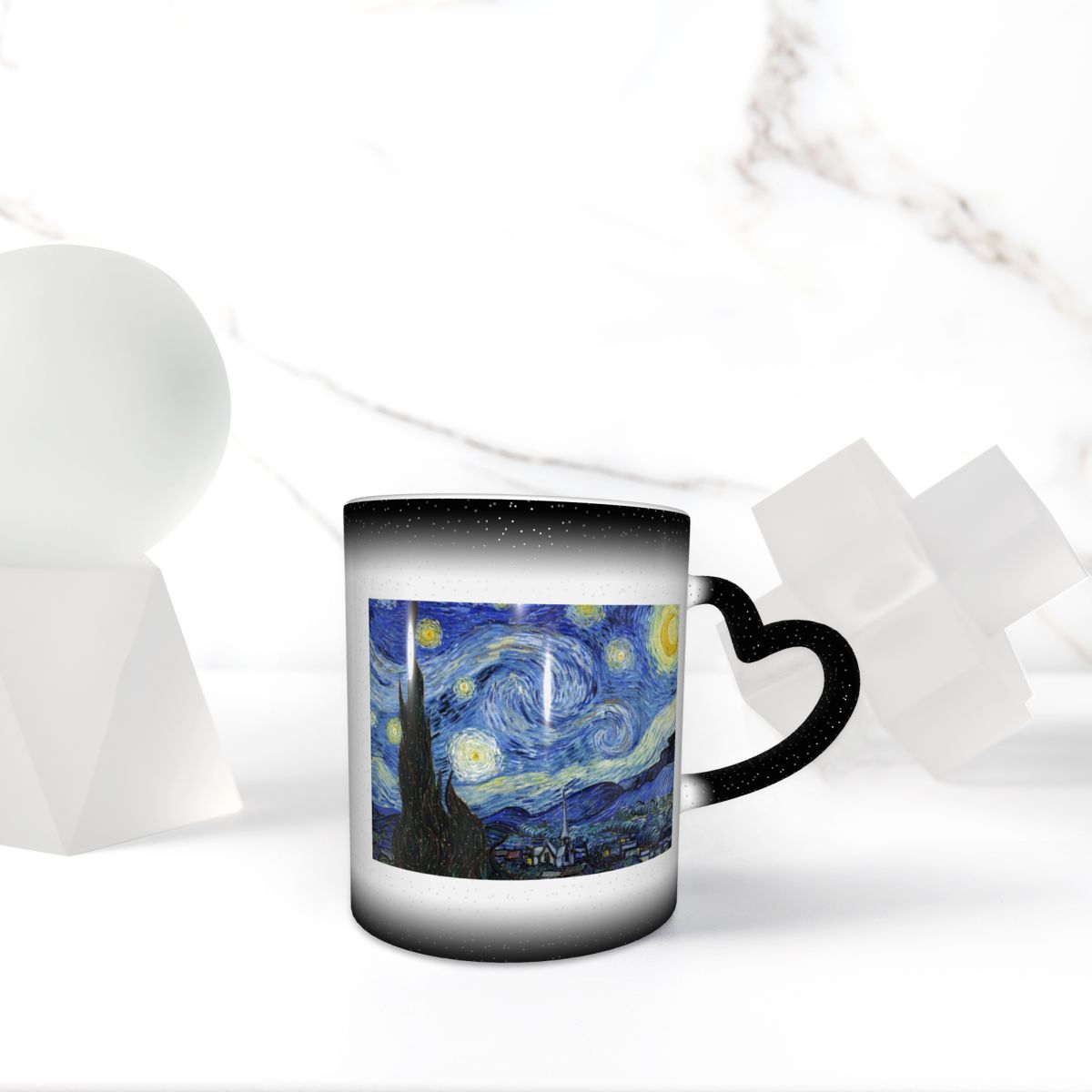 Van Gogh Mug Funny Ceramic Cof - Coffee Tea Van ulasan dan harga