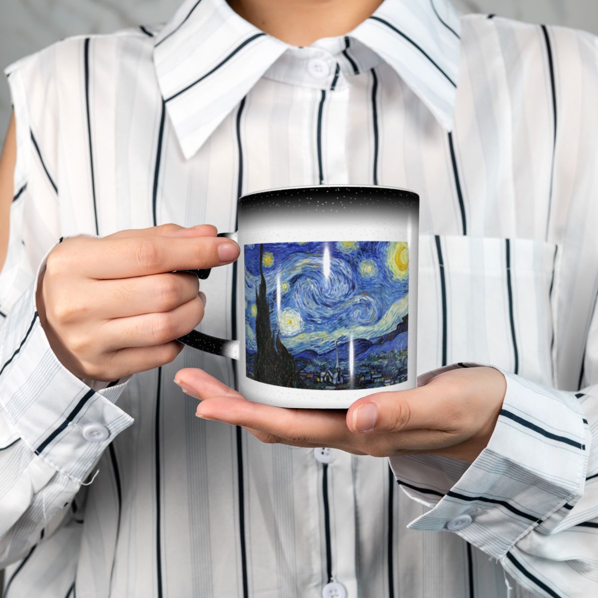 Van Gogh Mug Funny Ceramic Cof - Coffee Tea Van ulasan dan harga