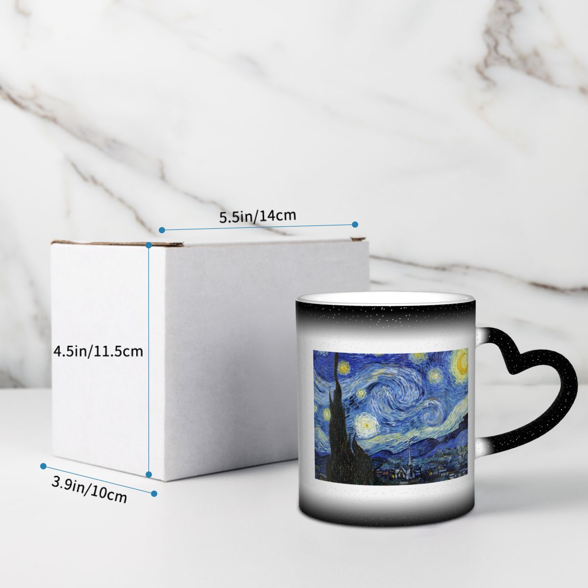 Van Gogh Mug Funny Ceramic Cof - Coffee Tea Van ulasan dan harga