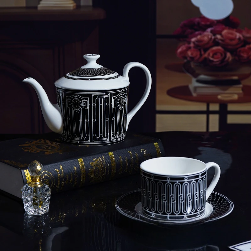Simple European-Style Tea Set  - Coffee Tea Sugar Set ulasan dan harga