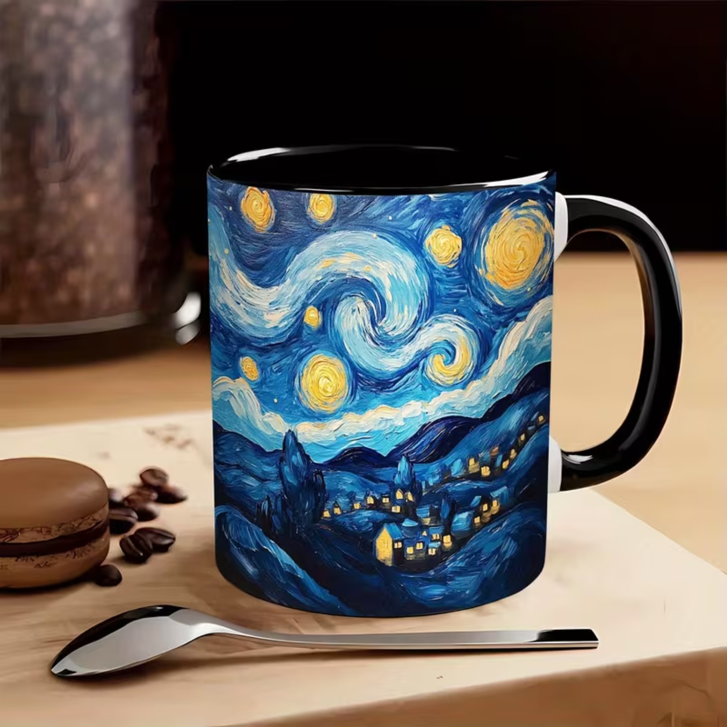 Van Gogh Starry Night Ceramic  - Coffee Tea Van ulasan dan harga