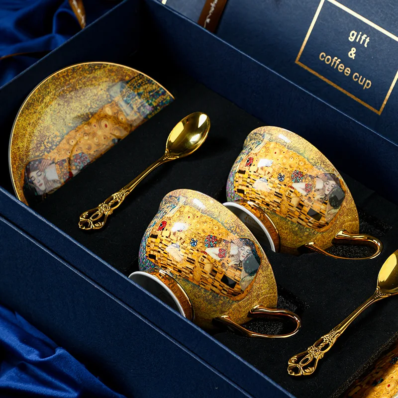 Royal Baroque Style Bone China - Coffee Tea Sugar Set ulasan dan harga