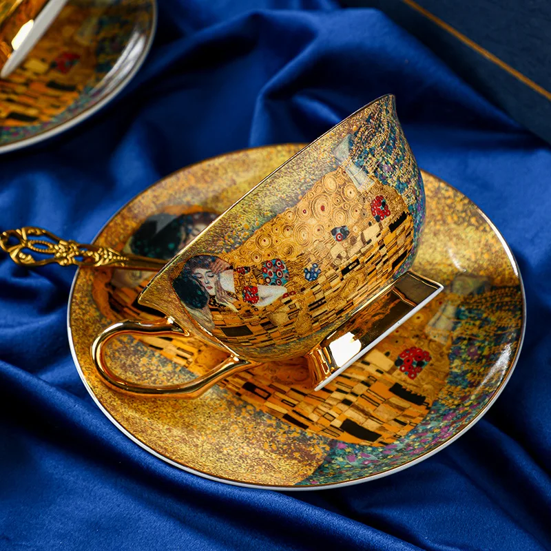Royal Baroque Style Bone China - Coffee Tea Sugar Set ulasan dan harga