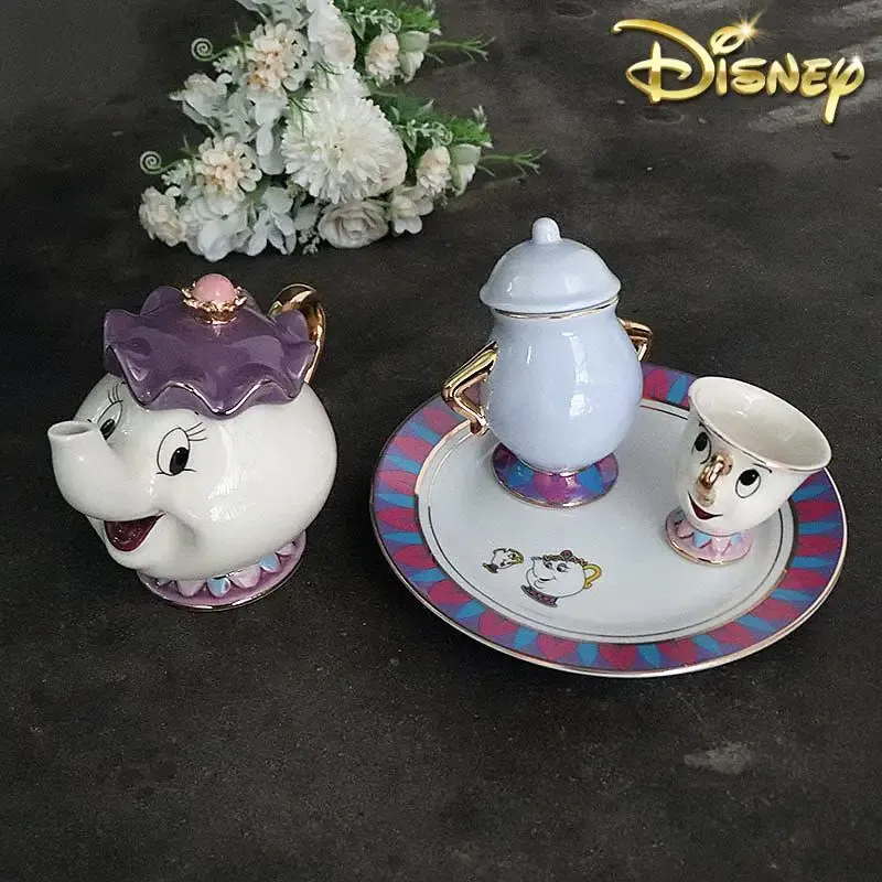 Hot Teapot Cartoon Beauty And  - Coffee Tea Sugar Set ulasan dan harga