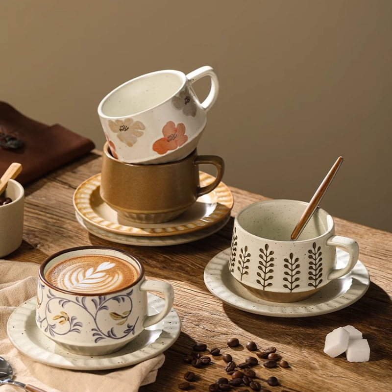 Retro Ceramic Cup Coarse Potte - Coffee Tea Games ulasan dan harga