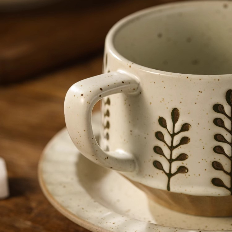 Retro Ceramic Cup Coarse Potte - Coffee Tea Games ulasan dan harga