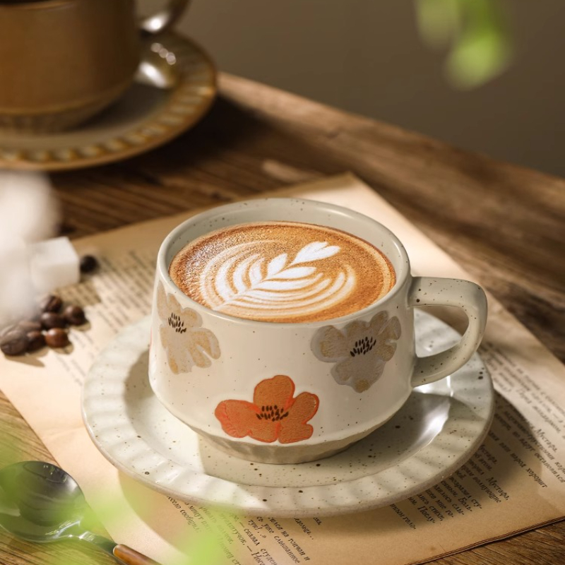 Retro Ceramic Cup Coarse Potte - Coffee Tea Games ulasan dan harga