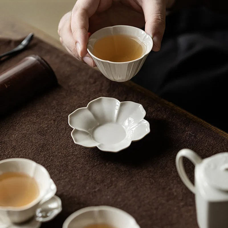 Plant Ash Sunflower Coasters L - Coffee Tea Sugar Set ulasan dan harga
