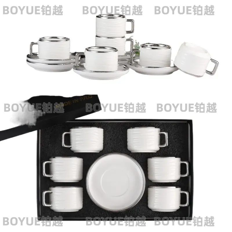 Luxury Ceramic Coffee Cup and  - Coffee Tea Box ulasan dan harga