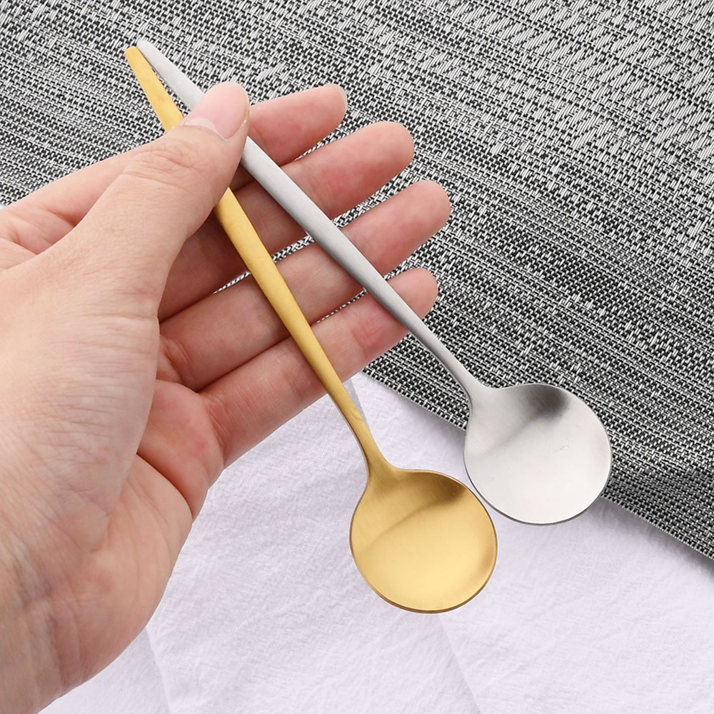 6Pcs Small Matte Spoon Tea Cof - Coffee Tea And Sugar Canister Set ulasan dan harga