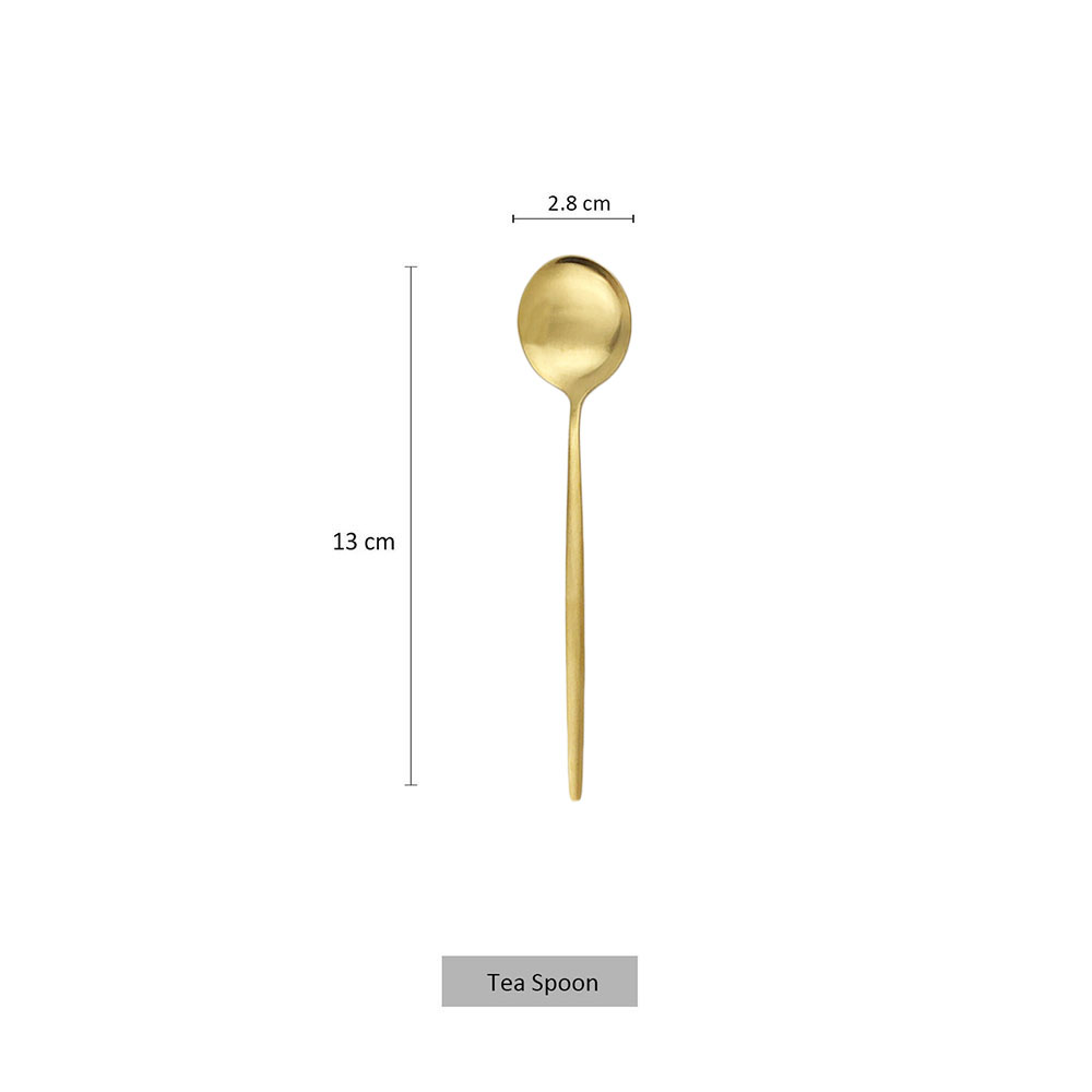 6Pcs Small Matte Spoon Tea Cof - Coffee Tea And Sugar Canister Set ulasan dan harga