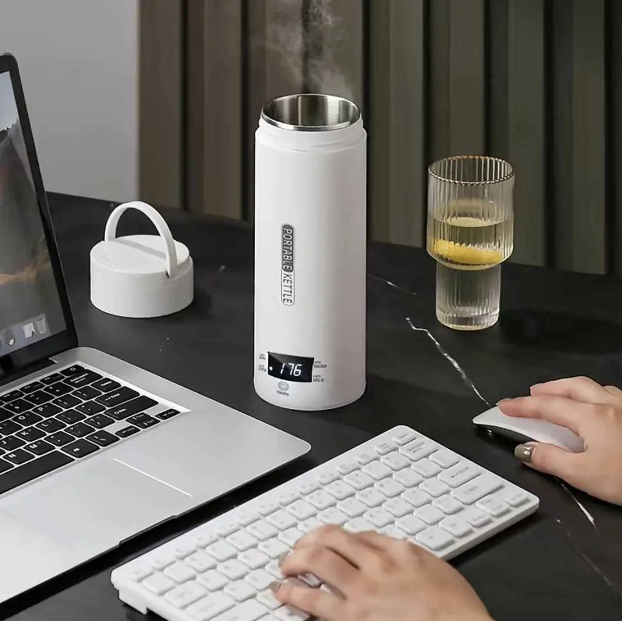450ML Electric Kettles Portabl - Coffee Tea Menu ulasan dan harga