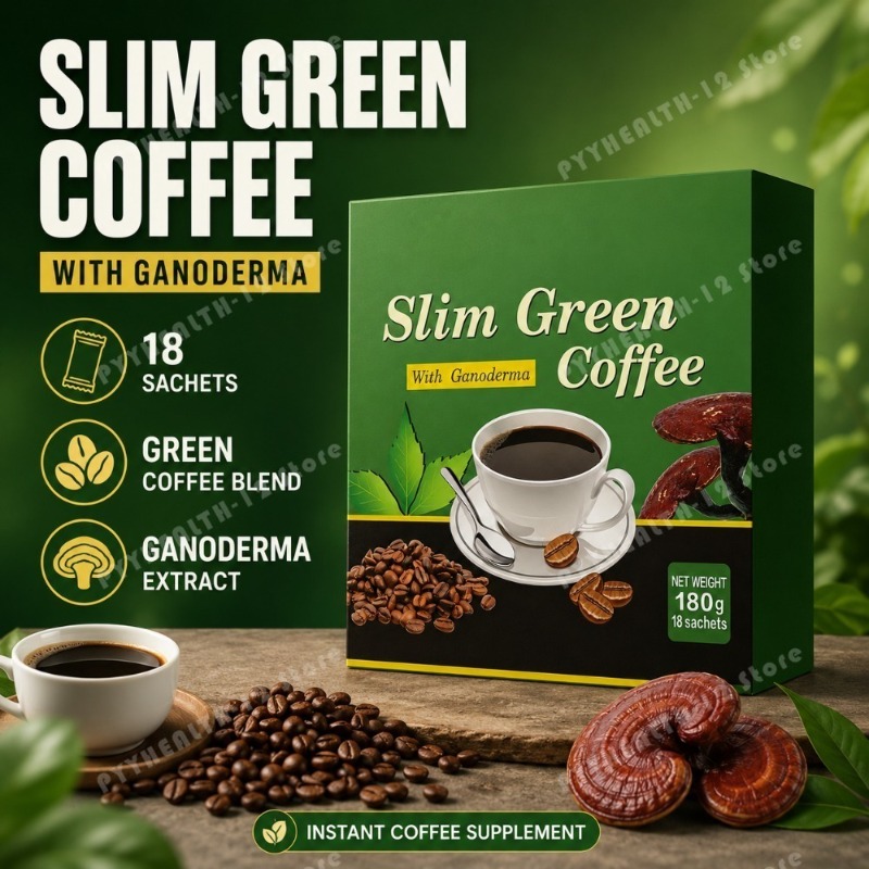 Slim Green Coffee Ganoderma Gr - Coffee Tea For Weight Loss ulasan dan harga