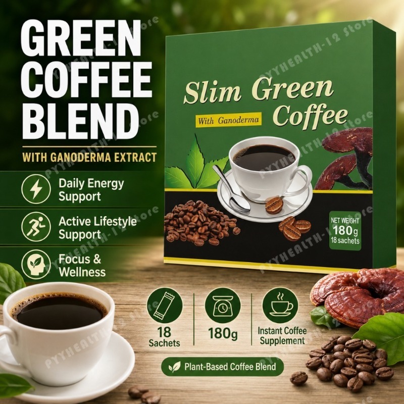 Slim Green Coffee Ganoderma Gr - Coffee Tea For Weight Loss ulasan dan harga