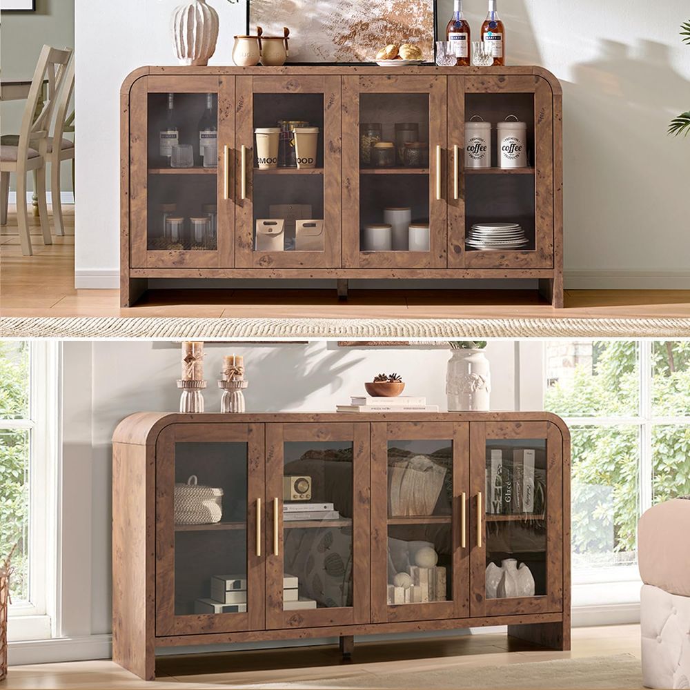 Sideboard Buffet Cabinet with  - Coffee & Tea Restaurant ulasan dan harga