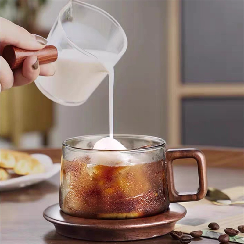 200ml American Latte Glass Cof - Coffee Tea Latte ulasan dan harga