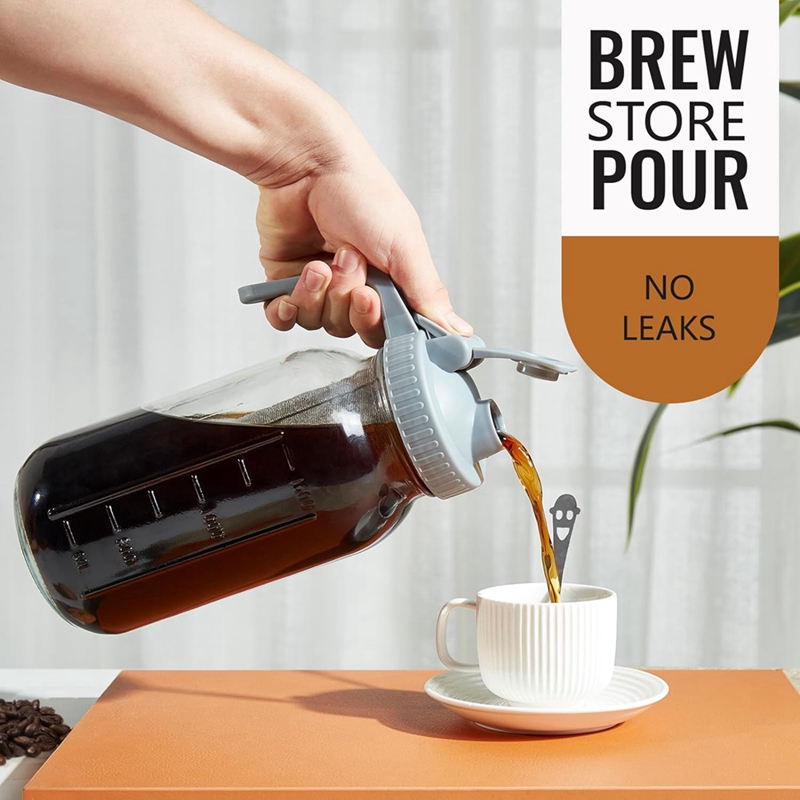Cold Brew Coffee Maker Jar 64O - Coffee & Tea Restaurant ulasan dan harga