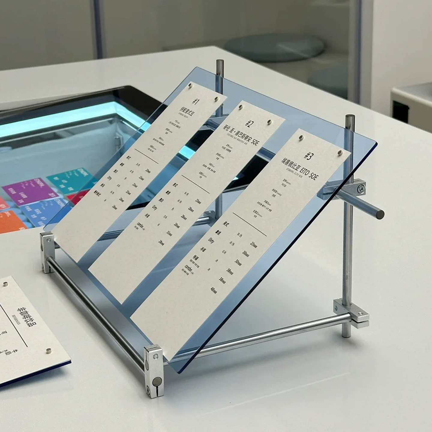 Acrylic optical axis display s - Coffee Tea Menu ulasan dan harga
