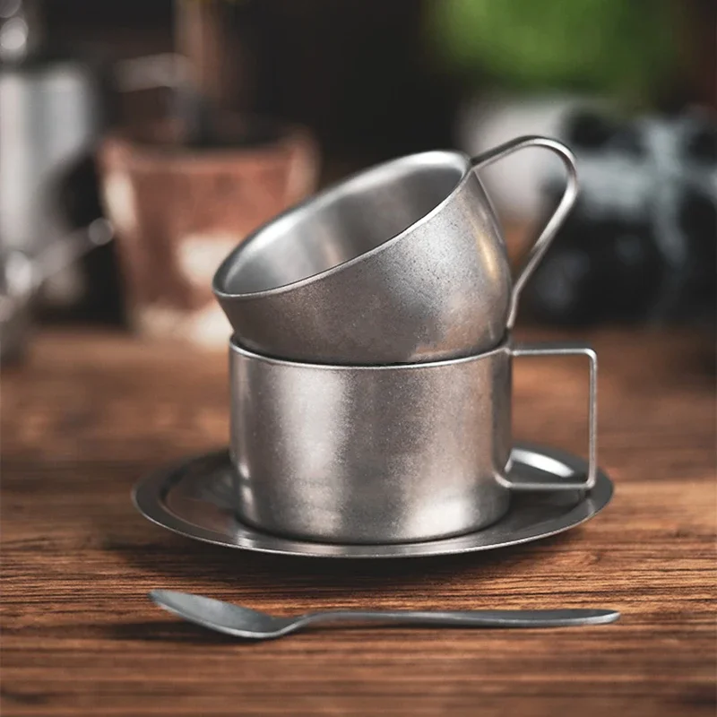 Retro Series Coffee Cup Set Do - Coffee Tea And Sugar Canister Set ulasan dan harga