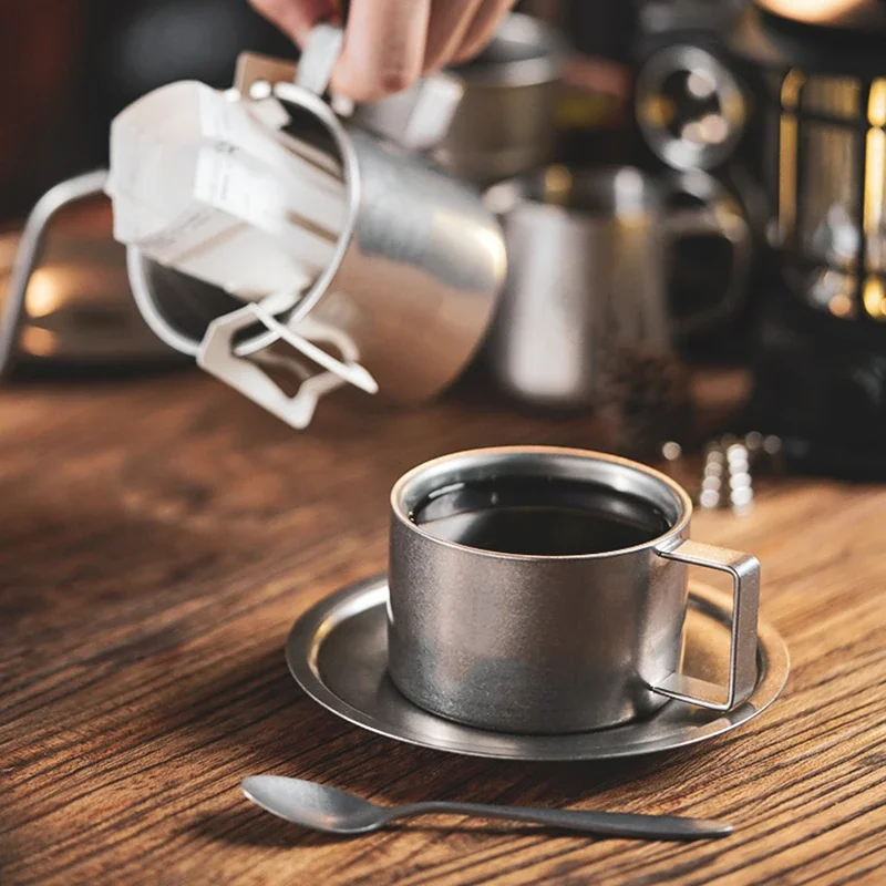 Retro Series Coffee Cup Set Do - Coffee Tea And Sugar Canister Set ulasan dan harga