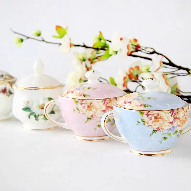 European Style Sugar Bowl for  - Coffee Tea Sugar Set ulasan dan harga