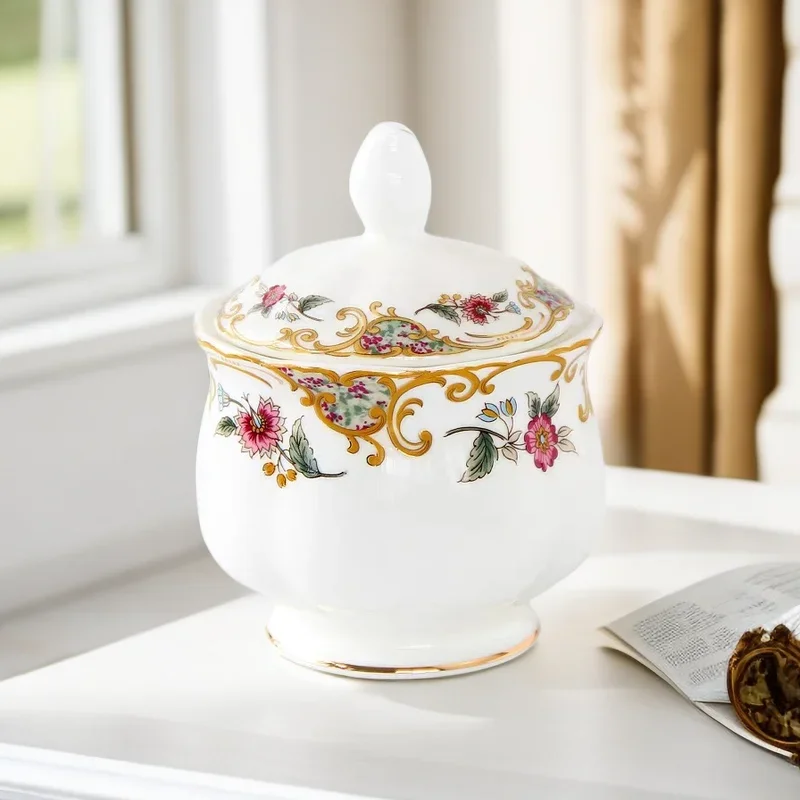 European Style Sugar Bowl for  - Coffee Tea Sugar Set ulasan dan harga