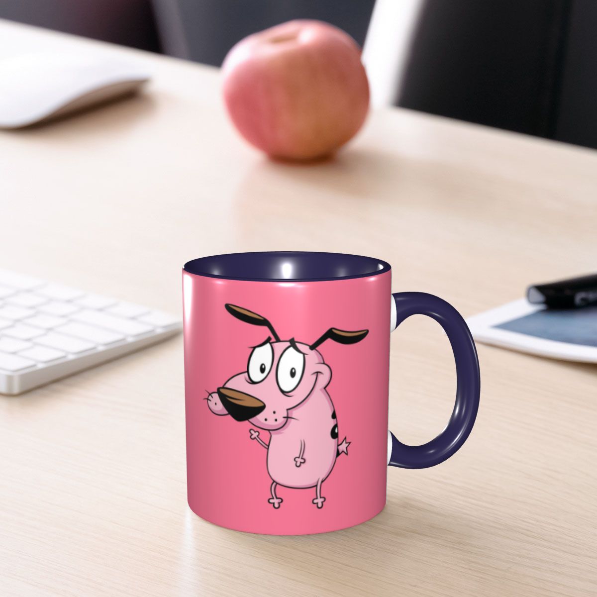 Cowardly Dog C-Courage Cartoon - Coffee Tea Friends ulasan dan harga