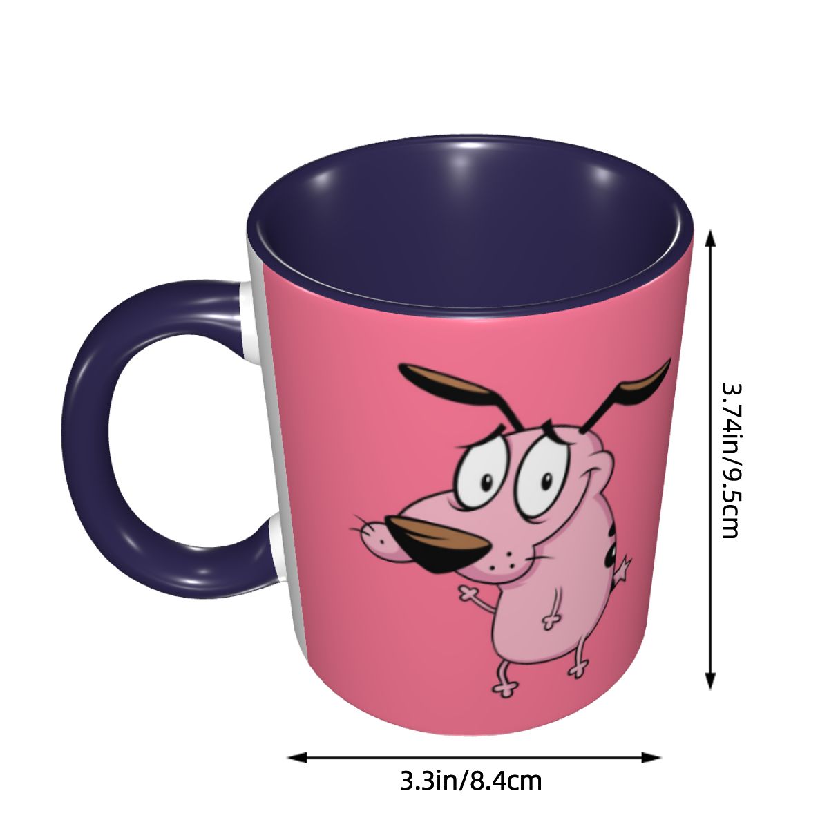Cowardly Dog C-Courage Cartoon - Coffee Tea Friends ulasan dan harga