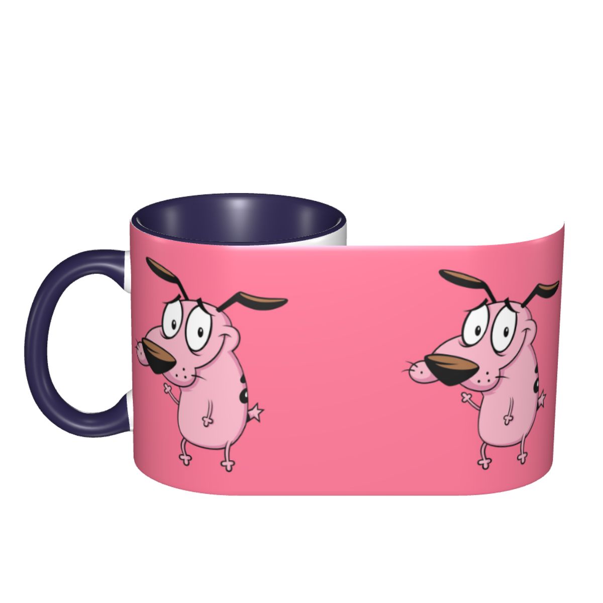 Cowardly Dog C-Courage Cartoon - Coffee Tea Friends ulasan dan harga
